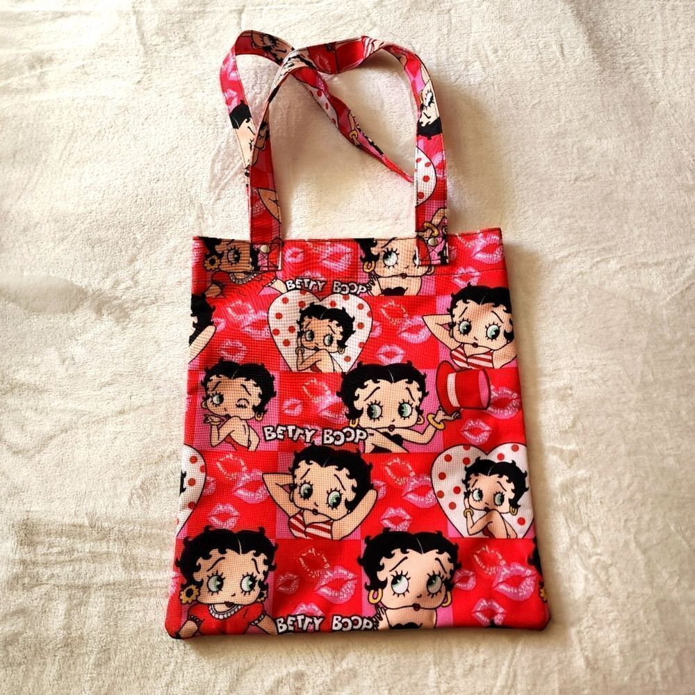 Betty Boop Magnetic Closure Tote Bag